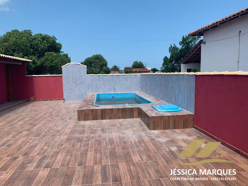 Imagem 5 de 10 de Casa De 2 Quartos, Área Gourmet Piscina Em Unamar - Jmc35.2