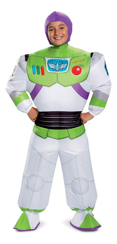 Disguise Disfraz Inflable Buzz Toy Story 4 Para Niños, Blanc
