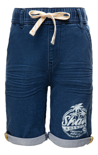 Bermuda Niño Denim Azul Fashion's Park