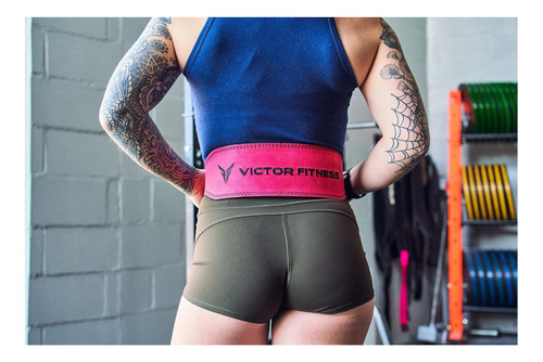 Victor Fitness 100% De Cuero De Grano Superior De 7 Mm De De
