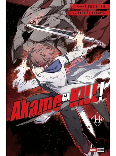Panini Manga Akame Ga Kill N.14, De Takahiro. Serie Akame Ga Kill, Vol. 14. Editorial Panini, Tapa Blanda En Español, 2018