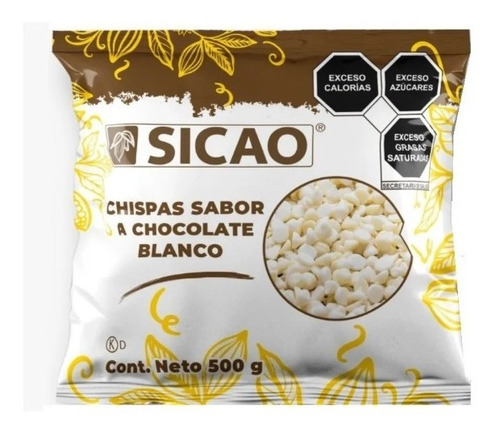 Chispas De Chocolate Blanco Sicao 500g Barry Callebaut 