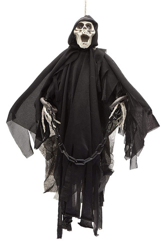 Esqueleto Fantasma Animado De 25 PuLG Halloween Prextex