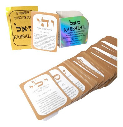 Kabbalah 72 Nombres Divinos De Dios 72 Cartas Con Significad