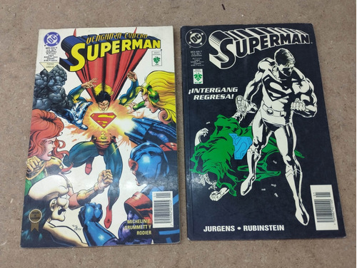 2 Libros Cómic Consecutivos Venganza Contra Superman 