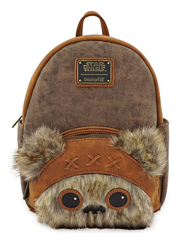 Loungefly Star Wars Ewok - Mini Mochila De Piel Sintética