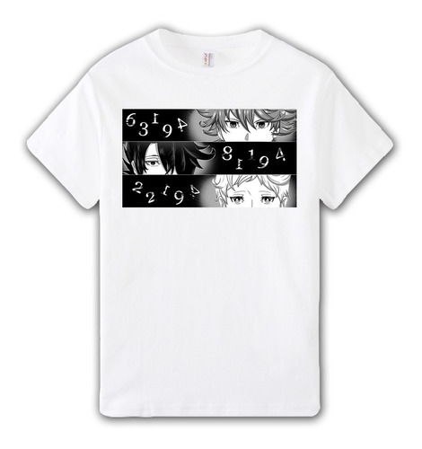 Remera Emma Norman Ray - Otaku Anime Manga Aesthetic Unisex