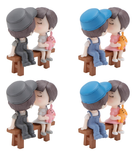 4 Juegos De Figuras De Resina Para Parejas Enamoradas | Cuotas sin interés 4 Juegos De Figuras De Resina Para Parejas Enamoradas | Cuotas sin interés