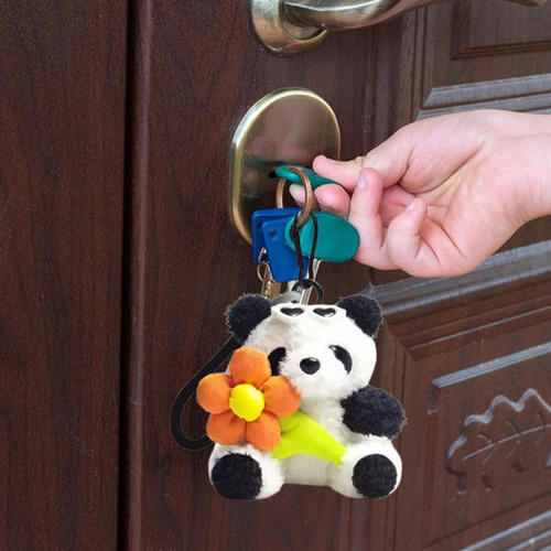 Lindo Llavero De La Felpa Llavero De La Panda Colgante Panda