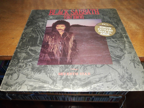 Black Sabbath  Seventh Star Lp Original Argentina 1986