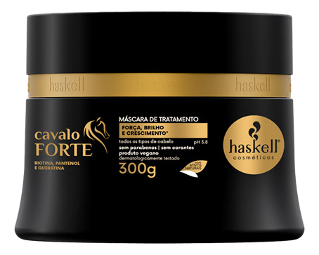 Kit Haskell Cavalo Forte Sh Cond Máscara P 6 Itens Completo