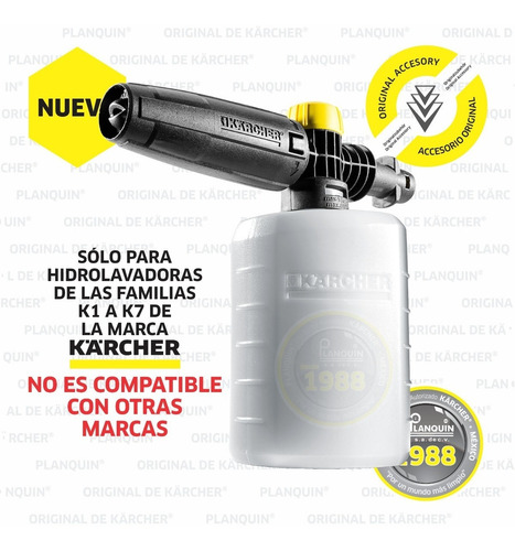 Imagen 2 de 9 de Boquilla Espumante Fj6 Original Kärcher® Con Regulador K2-k7