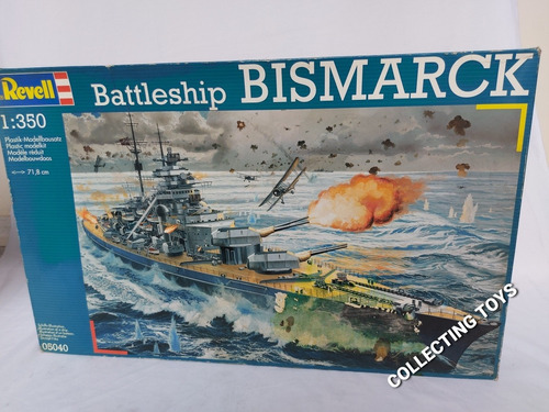 Navio De Guerra Bismarck - 1:350 - Revell - 71 Cm  (05040)