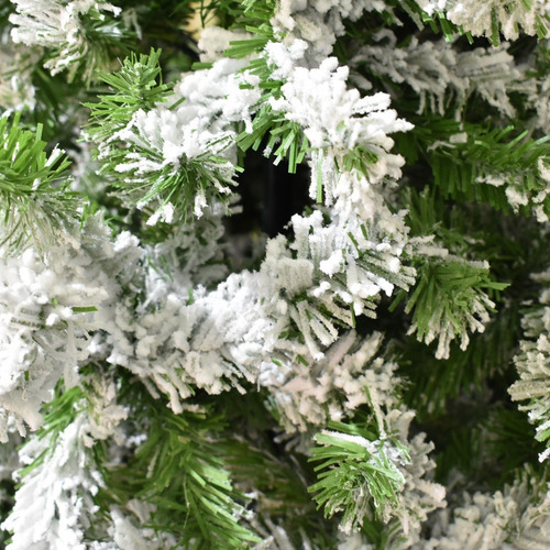 Arbol Pino Navidad Artificial Nevado 2.10 Mt 210nv Color Verde