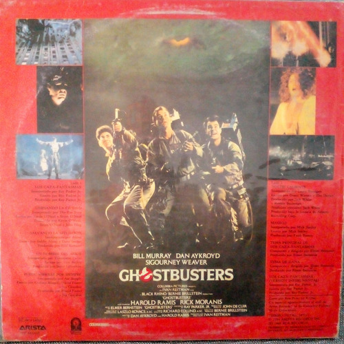 Vinilo Ghostbusters Cazafantasmas - Ost 1984 Sin Fritura Estándar