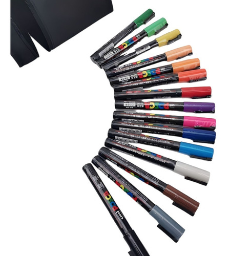 Marcador Posca Pc-3m Set De 17 Para Manualidades Y Arte