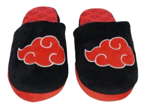 Imagem 2 de 4 de Chinelo Pantufa Quarto Nuvens Akatsuki Naruto G 39/40/41 Zc