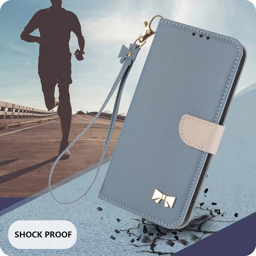 Funda De Piel Sintética Para Xiaomi Poco C65/c55 Rfid, Ranura, Tapa Abatible, Soporte