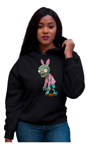 Adulto Sudadera Cleen Zombie Conejo Plantas Vs Zombies