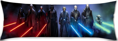 Cojin Almohada Star Wars Personajes Principales 45x110cm