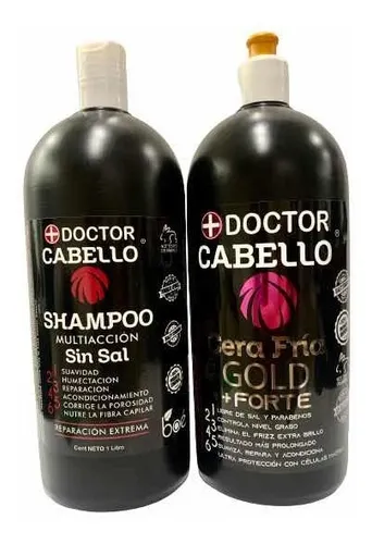 comprar Cera Fría Forte Doctor Cabello Y Shampoo Ambos De Litro