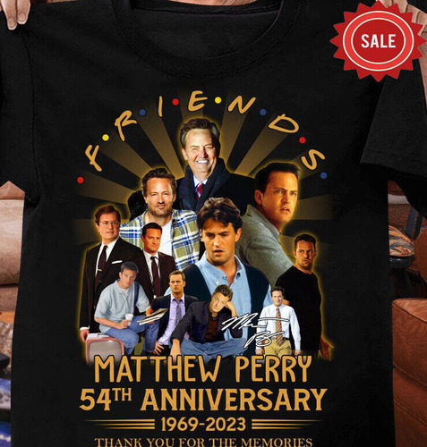 Camisa Matthew Perry Del 54 Aniversario De Friend