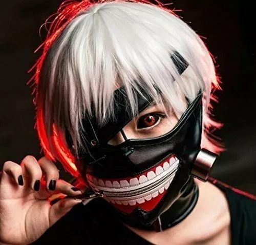 Máscara Tokyo Ghoul Preta com Boca Cosplay anime Kaneki Ken - Novo -  Máscara de Festa - Magazine Luiza