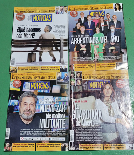 Lote De 11 Revistas Noticias #f (Usado)