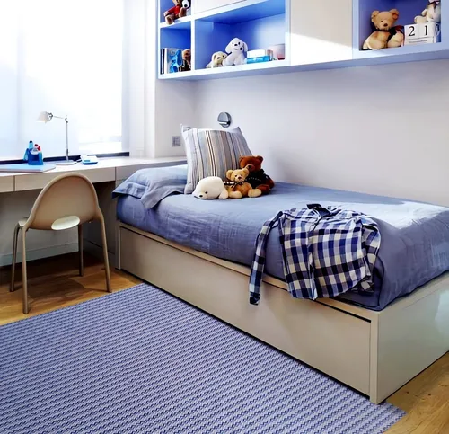 Quarto Infantil Carrinhos Azul Marinho