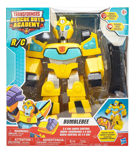 Hasbro Transformers Figura Rescue Bots Academy Luz Y Sonidos Bumblebee Bumblebee