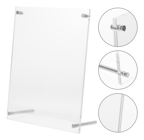 Soporte De Póster Transparente Con Imagen Transparente