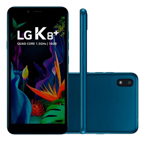 Smartphone LG K8 Plus 16gb 4g Quad-core - 1gb Ram 5,45 Azul - Excelente (Recondicionado)