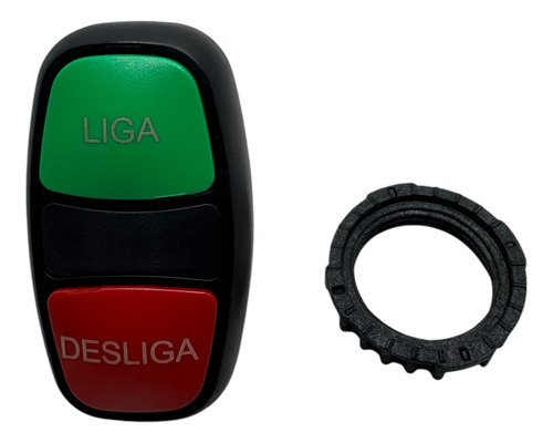 Frontal Botão Duplo Weg Liga Desliga Csw2-bdf21ld Ip66 Cor Verde/vermelho 0