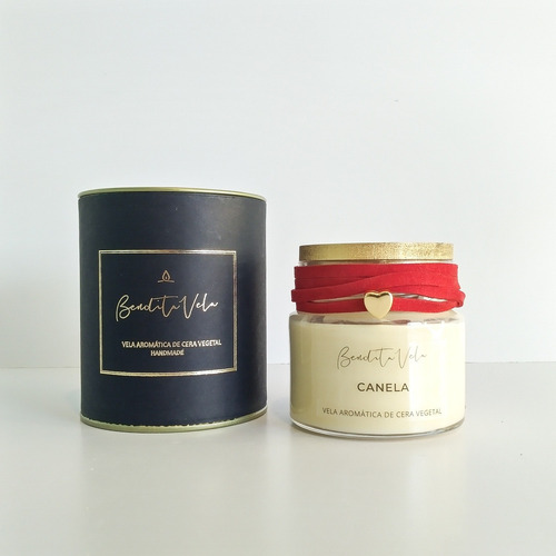 Imagem 5 de 5 de Vela Aromática Vegetal Canela 140 G Full Bendita Vela