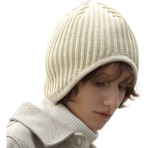 Gorro Unisex Con Etiqueta De Latón Dorado Para Otoño