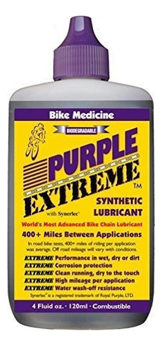 Lubricante Sintetico Para Cadena Bicicleta Purpura Extrema