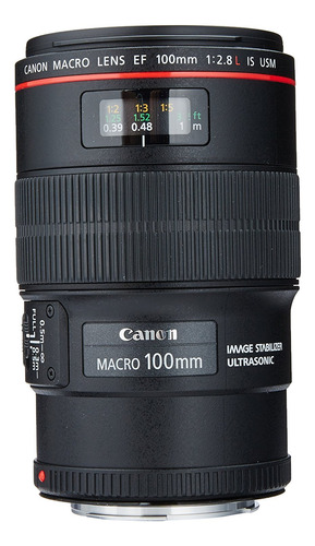Canon Lente Macro Ef 3.937 In F/2.8l Is Usm Para Cámaras S.
