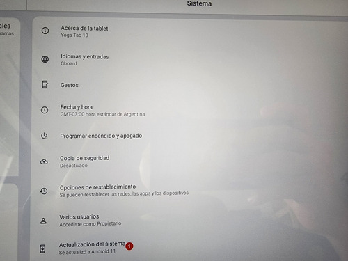 Tablet Lenovo Yt13 Smart Yoga Tab K606f 13 8gb 128gb