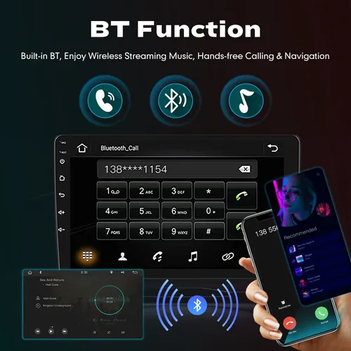 Radio Estéreo Android Para Toyota Fj Cruiser 2006-2020 1+32g