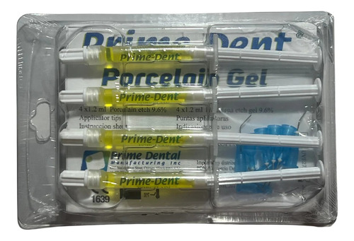 Acido Fluorhidrico Porcelain Etch 1.2ml C/4 Jer Prime Dent