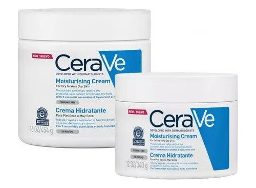 Pack Cerave:crema Hidra 355ml+hidratante Corp 473ml