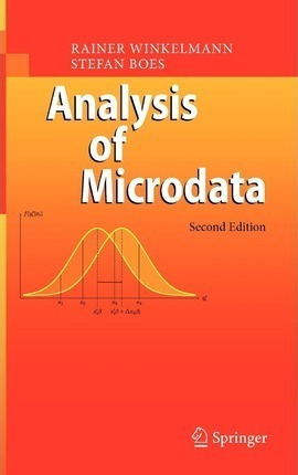 Analysis Of Microdata - Stefan Boes (hardback)