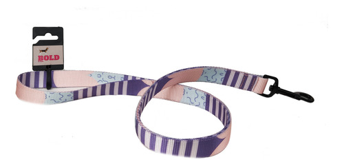 Correa Para Perros Bold Leash Purple Abstract  120 X 1,5cm