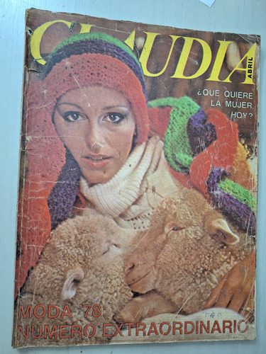 Claudia Abril 1978 Revista De Moda Belleza 162 Páginas 