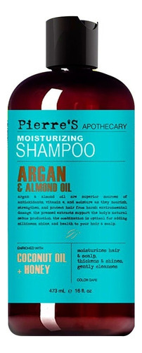  Pierre's Apothecary Shampoo Humectante Argán Y Alm. 473 Ml