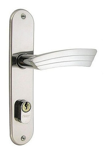 Fechadura Pop 2600/90 Inox Polido Cromada Externa - Aliança