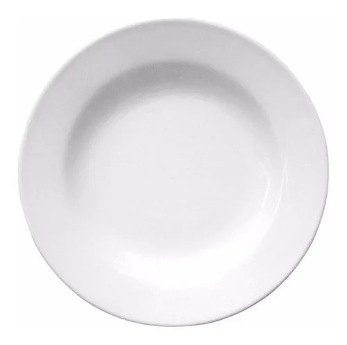 Set 12 Platos Hondos Redondos Melamina Con Diseños Plato Para Sopa Plástico  Resistente Aptos Microondas - 22,5 Cm