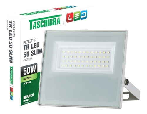 Taschibra TR50 LED 1 Refletor Luz Verde P/ Jardim Led Tr 50w Cor Da Luz Verde 110v/220V