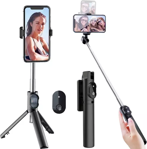 Tripode Selfie Para Celular Luz Led Control Bluetooth