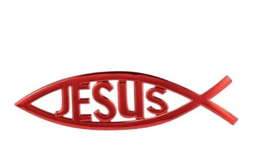 Sticker Pegatina Logo Pez Jesús